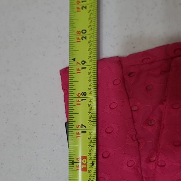 NWT The Limited Pink Eyelet Tailored Short size 14 - Picture 9 of 12